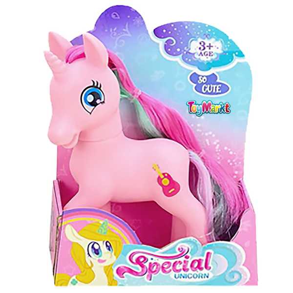 72-2072_1 Μονόκερος με Μακριά Χαίτη Special Unicorn 12x16x5cm ToyMarkt 922092 - Image 2