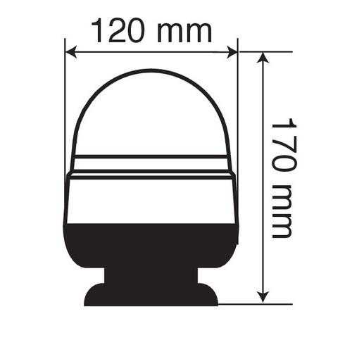 72997-D-01 ΦΑΡΟΣ RL-4 12V/24V 3 ΧΡΗΣΕΩΝ ΜΑΓΝΗΤΙΚΟΣ ΠΟΡΤΟΚΑΛΙ 120x170mm - Image 4