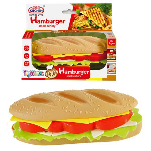 77-1169_1 Hamburger diy σε Κουτί 15x12x7cm ToyMarkt 971189 - Image 2