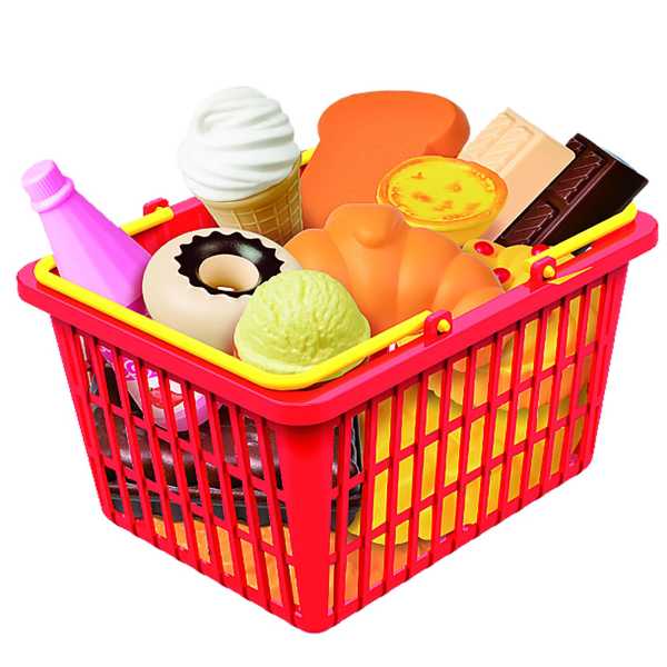 77-1254_1 Καλαθάκι Κουζινικά Μικρό Funny Food 16x9x12cm ToyMarkt 971274 - Image 2