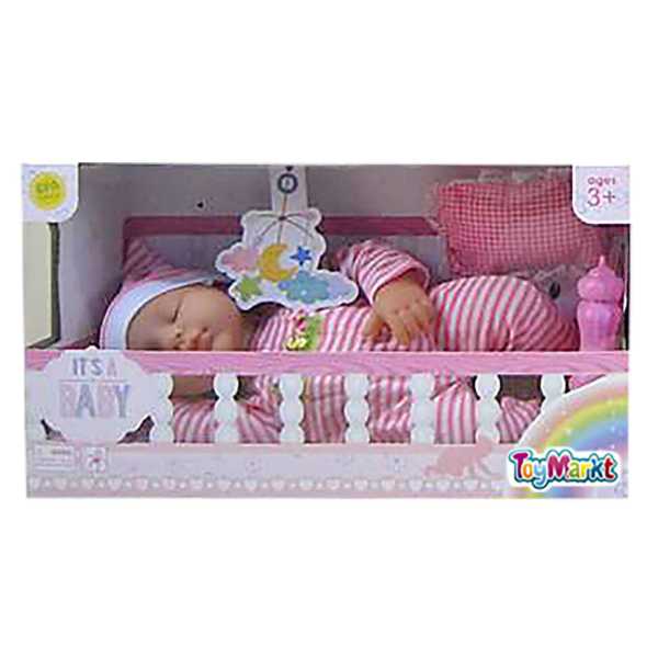 78-193_1 Ξαπλωμένο Μωράκι 35cm Μπαταρίας 36x20x12cm ToyMarkt 98213 - Image 2