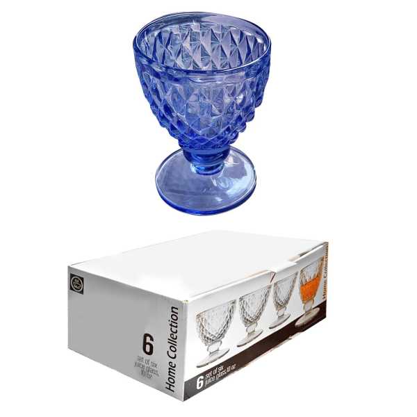 80-1932_1 Μπωλ Κολωνάτα Χρωματιστά 6τεμ 13x9cm   220ml Homie 1001952 - Image 2