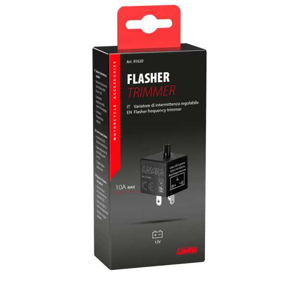 9162.0-LM_3 LED FLASHER (ΦΛΑΣΙΕΡΑ) TRIMMER ΗΛΕΚΤΡΟΝΙΚΟ ΓΙΑ LED ΦΛΑΣ 12V max 10A 3PIN LAMPA - 1 ΤΕΜ. - Image 3
