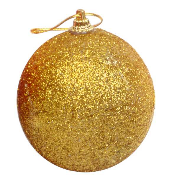 93-1458_1 Μπάλα Glitter πακ=12τεμ φ4 ø4cm Xmasfest 1131478 - Image 2