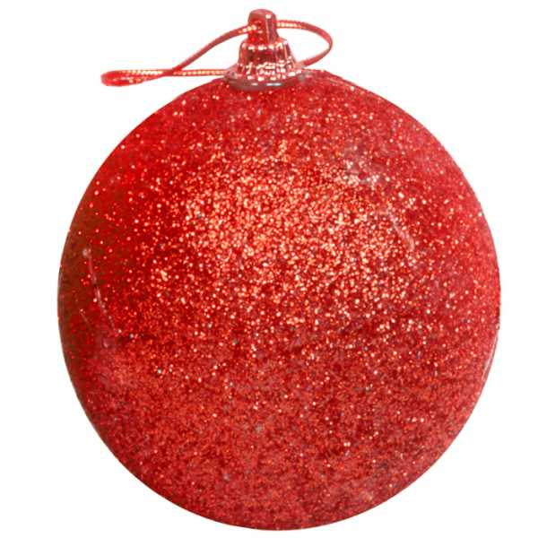 93-1696_1 Μπάλα Glitter πακ=6τεμ φ8 ø8cm Xmasfest 1131716 - Image 2