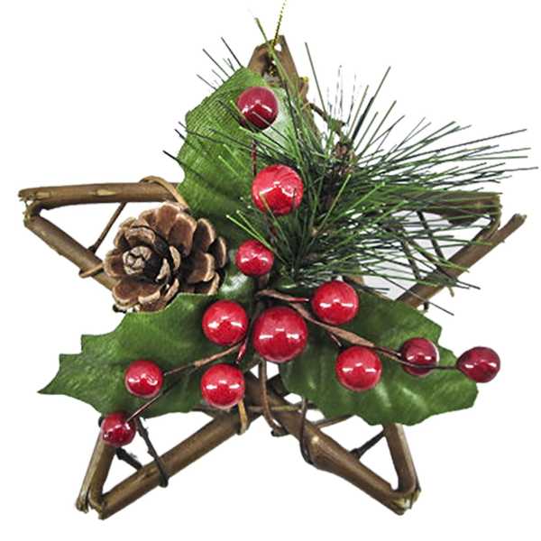 93-1736_1 Άστρο Διακοσμητικό Μικρό 15cm Xmasfest 1131756 - Image 2