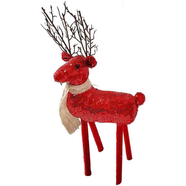 93-3251_1 Τάρανδος Πάνινος Μεγάλος 47x20cm Xmasfest 1133271 - Image 2