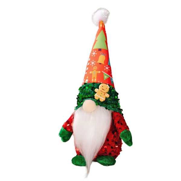 93-3925_1 Φιγούρα Gnome με Μπισκοτούλι 30cm Xmasfest 1133945 - Image 2