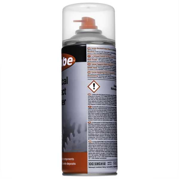 CP-CEC412-3 ΚΑΘΑΡΙΣΤΙΚΟ ΣΠΡΕΥ ΗΛΕΚΤΡΙΚΩΝ ΕΠΑΦΩΝ CARLUBE ELECTRICAL CONTACT CLEANER 400ML - Image 3
