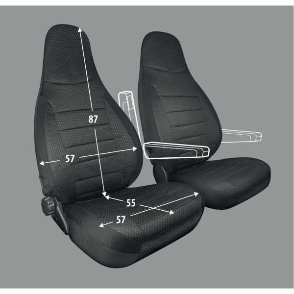 L5504.0_3 ΚΑΛΥΜΜΑΤΑ ΚΑΘΙΣΜΑΤΩΝ TRAVEL ENTIRE ΓΙΑ ΤΡΟΧΟΣΠΙΤΟ ΣΕ ΜΑΥΡΟ ΧΡΩΜΑ ΜΕ ΠΛΕΞΗ ΖΑΚΑΡ 2ΤΕΜ. - Image 3