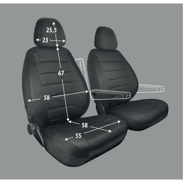 L5504.1_3 ΚΑΛΥΜΜΑΤΑ ΚΑΘΙΣΜΑΤΩΝ TRAVEL EASY FIT ΓΙΑ ΤΡΟΧΟΣΠΙΤΟ ΣΕ ΜΑΥΡΟ ΧΡΩΜΑ ΜΕ ΠΛΕΞΗ ΖΑΚΑΡ 2ΤΕΜ. - Image 3