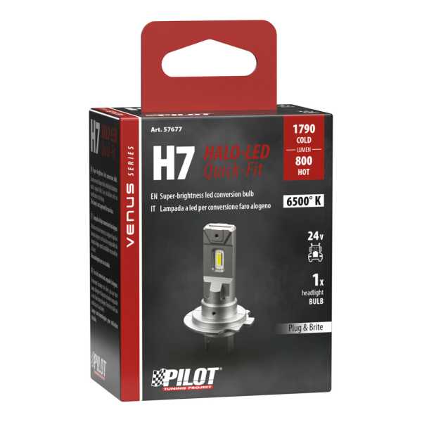 L5767.7_3 H7 24V PX26d 1790lm 6.500k HALO LED QUICK-FIT VENUS SERIES PLUG & PLAY 1ΤΕΜ - Image 3