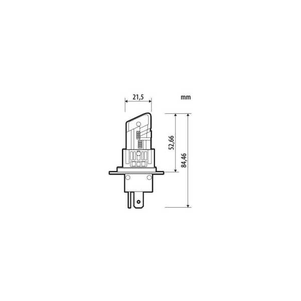 L5768.3_2 H4 24V P43t 1500/1900lm+1100/1500lm 6.500k HALO LED QUICK-FIT ALIEN-X SERIES PLUG & PLAY 1ΤΕΜ - Image 2