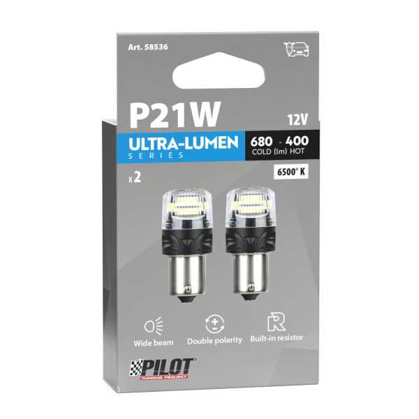 L5853.6_3 P21W 12V BA15s 680/400lm 6.500K ΔΙΠΛΗΣ ΠΟΛΙΚΟΤΗΤΑΣ LED CAN-BUS ULTRA-LUMEN SERIES 2ΤΕΜ. - Image 3