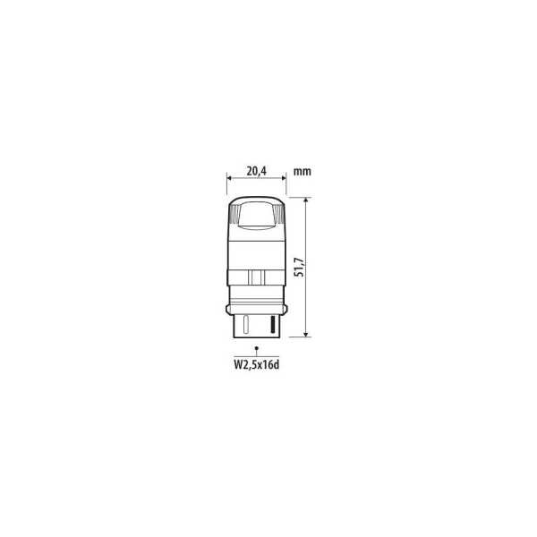 L5856.6_2 P27W 12V W2,5x16d 630/380lm 6.500K ΔΙΠΛΗΣ ΠΟΛΙΚΟΤΗΤΑΣ LED CAN-BUS ULTRA-LUMEN SERIES 2ΤΕΜ. - Image 2