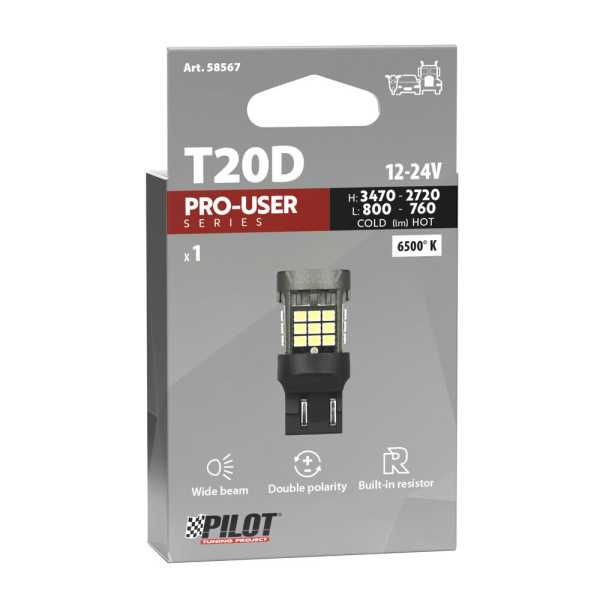 L5856.7_2 W21/5W (T20)12/24V W3x16q 3470/800+2720/760lm 6.500K ΔΙΠΛΗΣ ΠΟΛ/ΤΑΣ LED CAN-BUS PRO-USER SERIES 1ΤΕΜ - Image 3