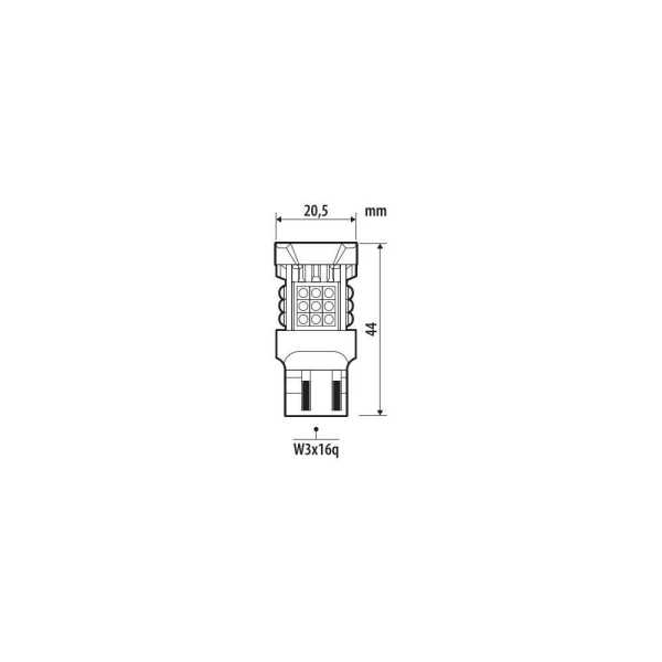 L5856.7_3 W21/5W (T20)12/24V W3x16q 3470/800+2720/760lm 6.500K ΔΙΠΛΗΣ ΠΟΛ/ΤΑΣ LED CAN-BUS PRO-USER SERIES 1ΤΕΜ - Image 2