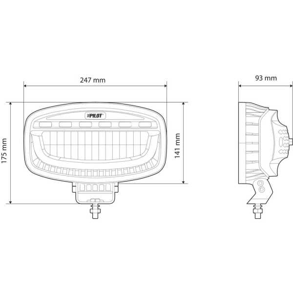 L7237.5_8 ΠΡΟΒΟΛΕΑΣ ΜΕ ΠΟΡΤΟΚΑΛΙ LED ΦΛΑΣ GLARE OVAL-PRO DEMON LINE 10>30V 51 LED 60W 3500lm 247x175x93mm LAMPA - 1 ΤΕΜ. - Image 8