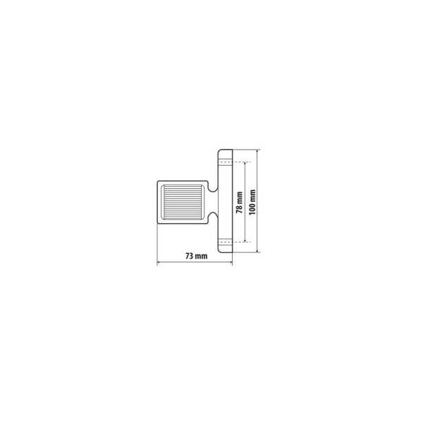 L9699.2_5 ΦΩΣ ΟΓΚΟΥ 12/24V ALPHA FLEX 7 ΜΕ 6 LED ΤΡΙΠΛΗΣ ΕΣΤΙΑΣΗΣ ΣΙΛΙΚΟΝΗΣ R148-R10 100x73mm ΑΡΙΣΤΕΡΟ 1ΤΕΜ. - Image 4