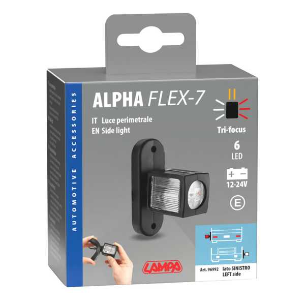 L9699.2_6 ΦΩΣ ΟΓΚΟΥ 12/24V ALPHA FLEX 7 ΜΕ 6 LED ΤΡΙΠΛΗΣ ΕΣΤΙΑΣΗΣ ΣΙΛΙΚΟΝΗΣ R148-R10 100x73mm ΑΡΙΣΤΕΡΟ 1ΤΕΜ. - Image 5