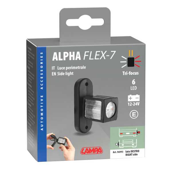 L9699.3_5 ΦΩΣ ΟΓΚΟΥ 12/24V ALPHA FLEX 7 ΜΕ 6 LED ΤΡΙΠΛΗΣ ΕΣΤΙΑΣΗΣ ΣΙΛΙΚΟΝΗΣ R148-R10 100x73mm ΔΕΞΙ 1ΤΕΜ. - Image 5
