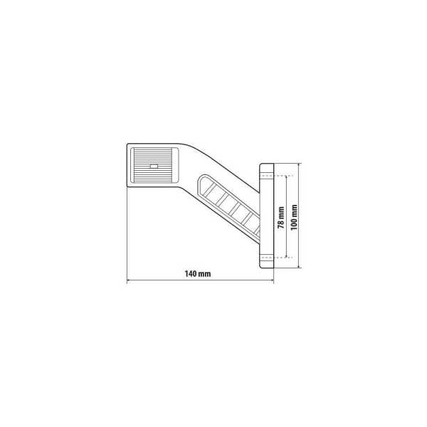 L9699.4_4 ΦΩΣ ΟΓΚΟΥ 12/24V ALPHA FLEX 12 ΜΕ 6 LED ΤΡΙΠΛΗΣ ΕΣΤΙΑΣΗΣ ΣΙΛΙΚΟΝΗΣ R148-R10 100x140mm ΑΡΙΣΤΕΡΟ 1ΤΕΜ. - Image 4