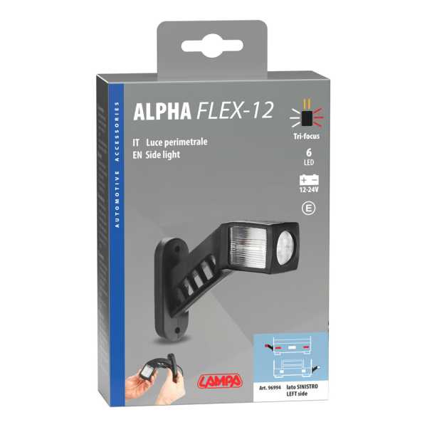 L9699.4_5 ΦΩΣ ΟΓΚΟΥ 12/24V ALPHA FLEX 12 ΜΕ 6 LED ΤΡΙΠΛΗΣ ΕΣΤΙΑΣΗΣ ΣΙΛΙΚΟΝΗΣ R148-R10 100x140mm ΑΡΙΣΤΕΡΟ 1ΤΕΜ. - Image 5
