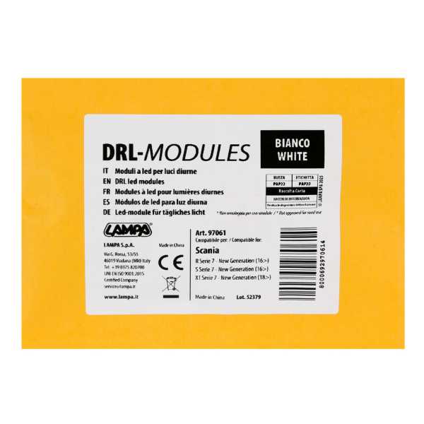 L9706.1_3 ΚΙΤ ΜΕΤΑΤΡΟΠΗΣ ΦΩΤΩΝ ΗΜΕΡΑΣ ΣΕ ΛΕΥΚΟ DRL LED MODULES ΓΙΑ SCANIA R/S SERIE 7 11/2016+ LAMPA - 1 Κιτ. - Image 3