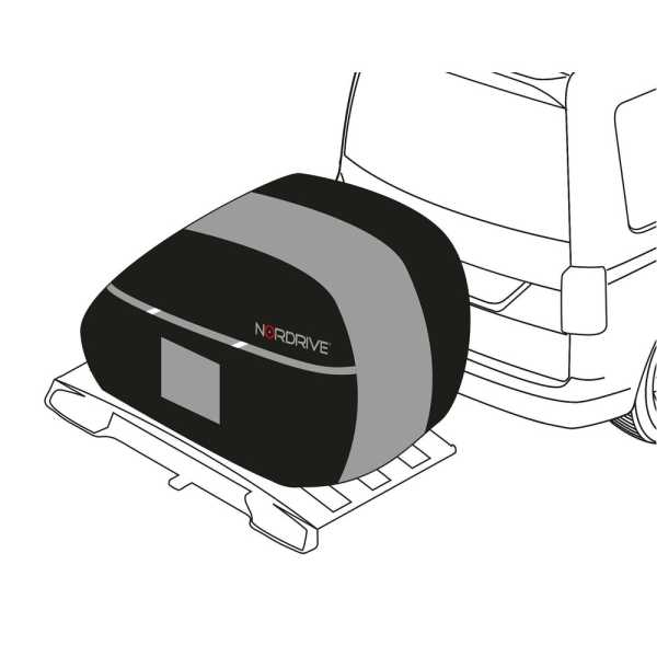 N60058_6 ΚΟΥΚΟΥΛΑ/ΚΑΛΥΜΜΑ 3 ΠΟΔΗΛΑΤΩΝ ΓΙΑ ΒΑΣΗ ΚΟΤΣΑΔΟΡΟΥ TOW &PARK BIKE COVER NORDRIVE 190x50x130cm - Image 6