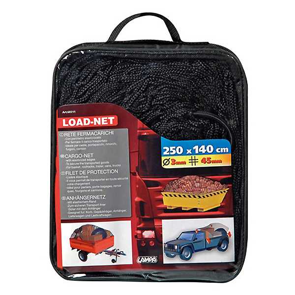PROD_122363DET1_1 ΔΙΧΤΥ ΚΑΡΟΤΣΑΣ LOAD-NET ΜΕ ΕΛΑΣΤΙΚΑ ΑΚΡΑ (250x140cm) - Image 2