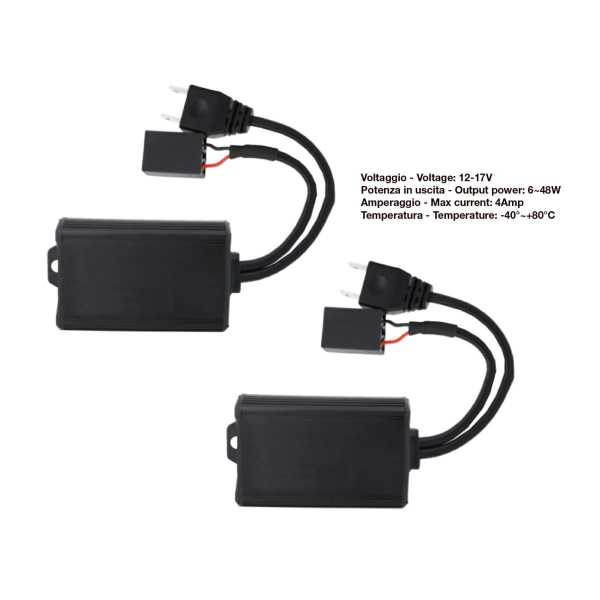 ΑΝΤΙΣΤΑΣΗ CAN-BUS ΓΙΑ LED ΚΙΤ H7  12V (ΑΝΤΙΣΤΑΣΗ-ΨΕΥΤΗΣ-CANCELLER) SIMONI RACING - 2 TEM.