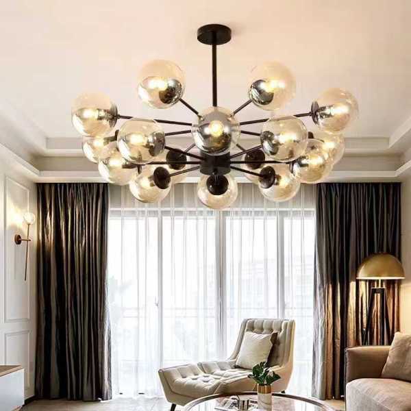 eb69a3af74bf7cfd63833c10d8dbb291 Φωτιστικό οροφής LED - 50148-18 - E27 - Black - 431408 - Image 2